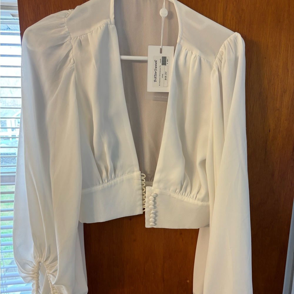 Bittersweet BS dreaming of romance top white